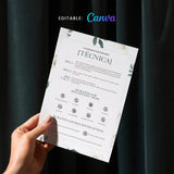 Tarjetas Editables de Proceso de Curación y Cuidados Posteriores (Canva | Digital)