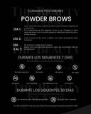 PowderBrows | Tarjetas de Cuidado Posterior en ESPAÑOL (Producto Digital)