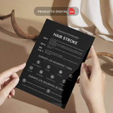 Hairstrokes | Tarjetas de Cuidado Posterior en ESPAÑOL (Producto Digital)