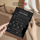 Hairstrokes | Tarjetas de Cuidado Posterior en INGLÉS (Producto Digital)