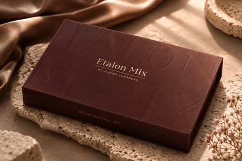Etalon Mix - Mineral Eyebrow Pigment Set 5pcs