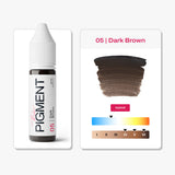 The Pigment - 05 Dark Brown - 15ml – professional permanent makeup & beauty product