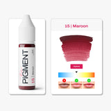 The Pigment - 15 Maroon - 15ml – professional permanent makeup & beauty product