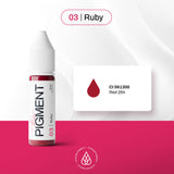 The Pigment - 03 Ruby - 15ml – professional permanent makeup & beauty product