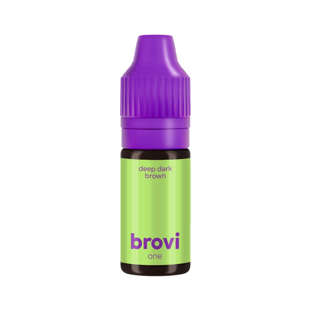 Brovi ONE Inorganic Deep Dark Brown Pigment 10ml – professional permanent makeup & beauty product